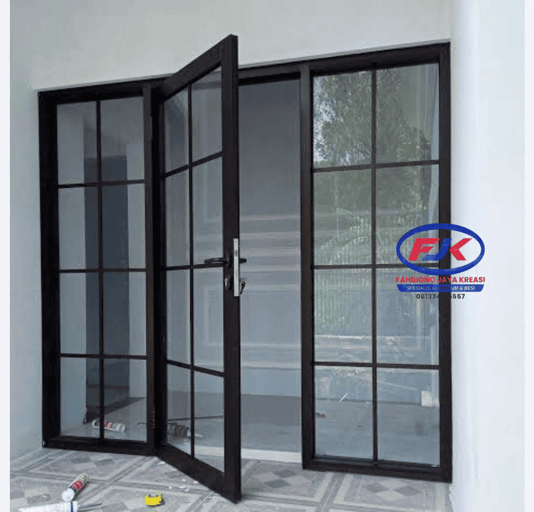 Berbagai model kusen aluminium modern.